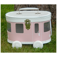 Spårvagnsväska, rosa