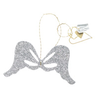 Vingar, silver glitter