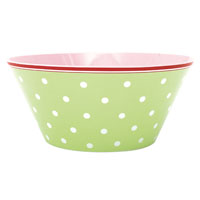 Melamine salladssk�l Naomi, gr�n