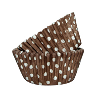 Muffinsformar prickiga, brun