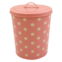 Tunna med lock, rosa