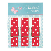 Magnet clips Angelina, röd