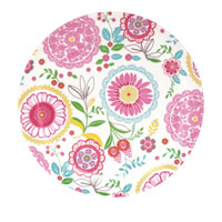Melamine assiette Sylvia, vit