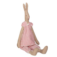 Mellan kaninflicka, pyjamas