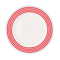 Assiette Juliet, röd