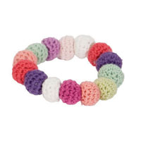 Virkat armband, lila
