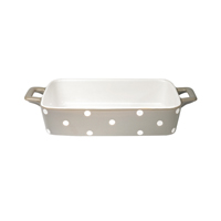 Liten ugnsform prickig, Beige