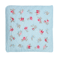 Kuddfodral Bella, Blå med broderi