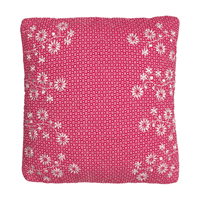 Kuddfodral Lina, Röd med broderi