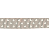 Rulle med band, prickig beige