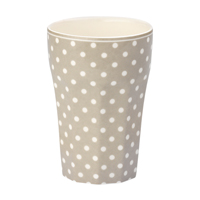 Fransk lattemugg Prickig, Beige