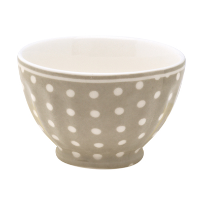 Skål prickig beige, liten
