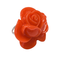 Ring med ros, orange