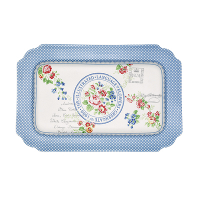 Serving platter Rosie, Vit