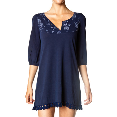 Good l/s dress, Dark Indigo