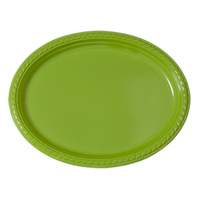 Plasttallrikar, Grön