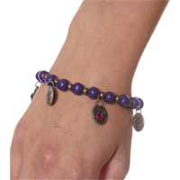 Treasure bracelet, Mid lilac