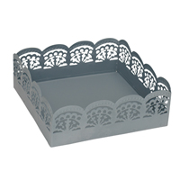 Napkin tray, Zink