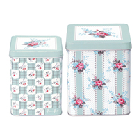 Set med 2 burkar Holly, Dark mint