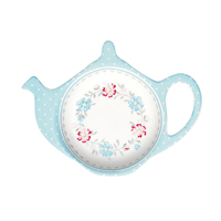 Tea bag holder Malou, White