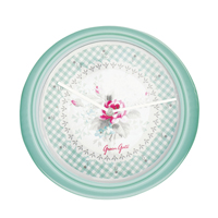 Wall clock Sandy, Dark mint