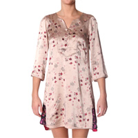 Silk-all-over dress, Multi