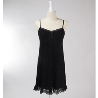 Pointelle Babydoll, Black