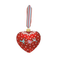 Julgranskula Heart, Birds red in box