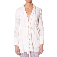 Pointers long cardigan, Chalk
