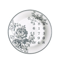 Assiette Audrey, Grey