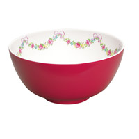 Melamine bowl June, White