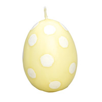 Candle Easter egg, Yellow