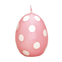 Candle Easter egg, Pink