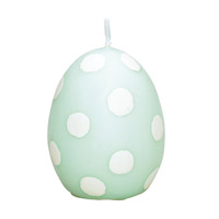 Candle Easter egg, Mint