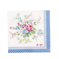 Servetter Agnes, White