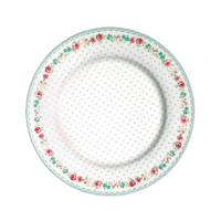 Assiette June, White