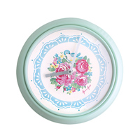Wall clock June, Dark mint