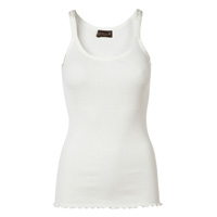 Silk top elastic band, New white