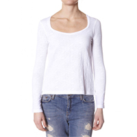 The artists l/s tee, White