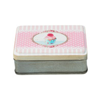 Burk med cupcake, Rose