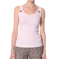 Rib jersey tank, Lite rose
