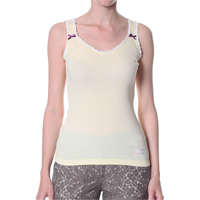 Rib jersey tank, Lite yellow