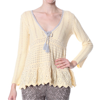Colbert short dress, Lite yellow