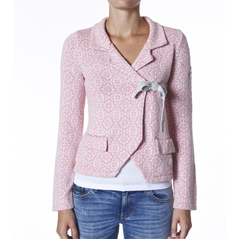Lovely knit jacket, Pink - Elsas Hem (907)